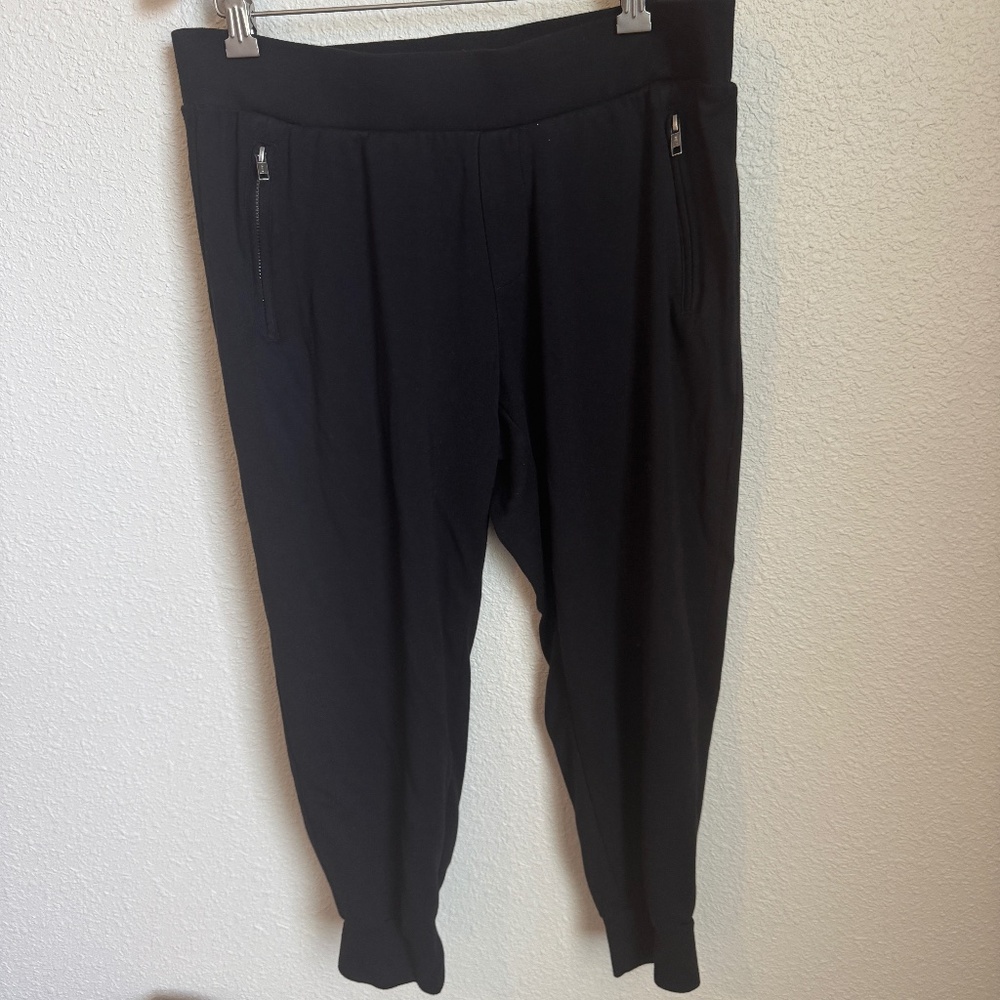 Relaxed Fit Jogger Ponte Mid-Rise Pant